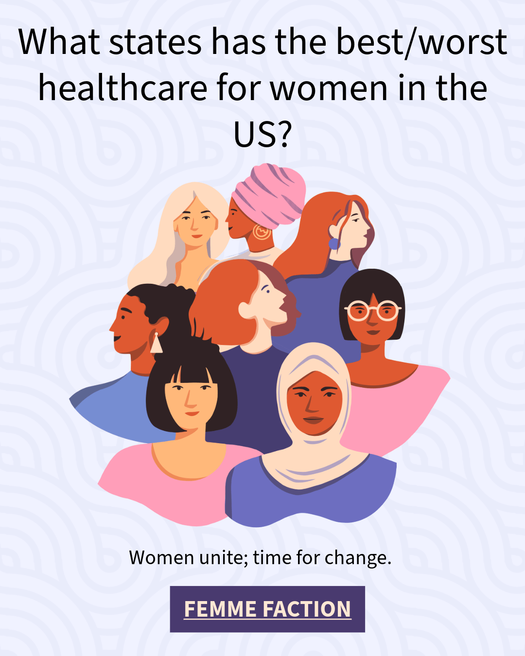 What state has the worst healthcare for women in the US?